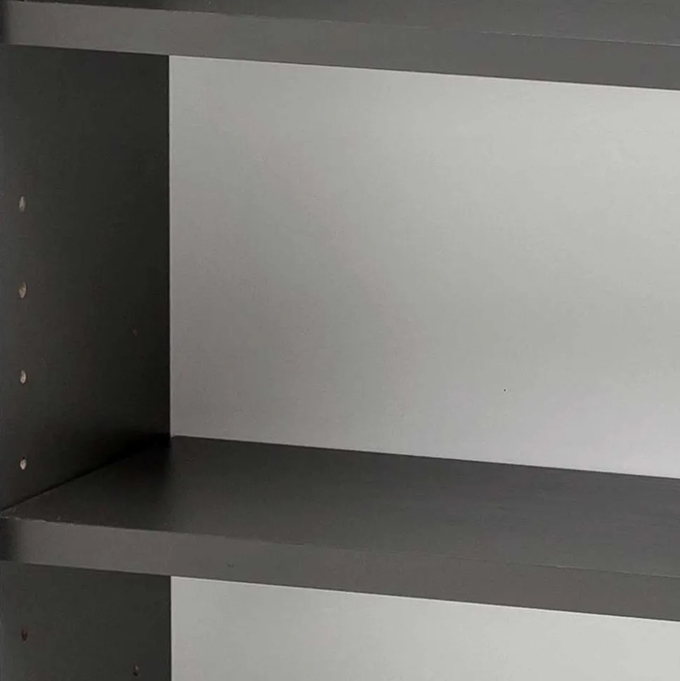 1-türiger Hängeschrank in Dunkelgrau - Agiruan