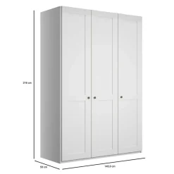 3-türiger Kleiderschrank 150 cm breit - Flinn