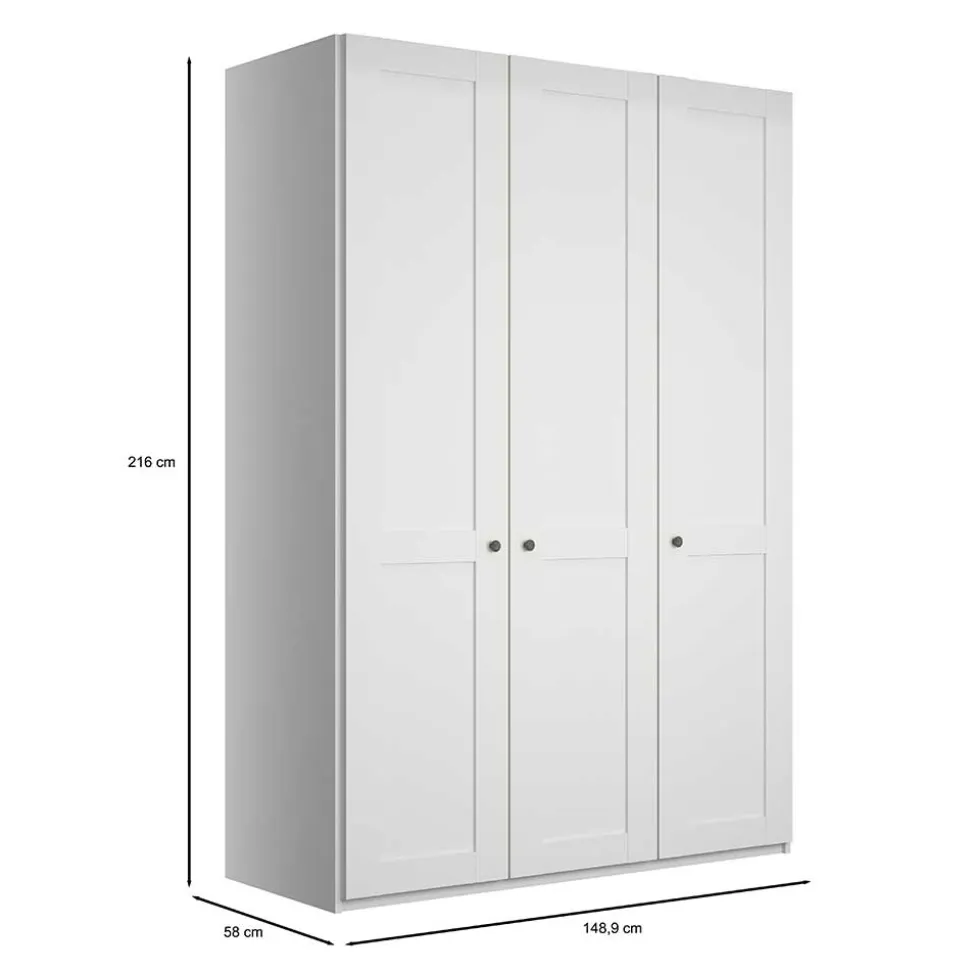 3-türiger Kleiderschrank 150 cm breit - Flinn