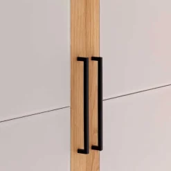5-türiger Kleiderschrank aus Massivholz - Zaisan