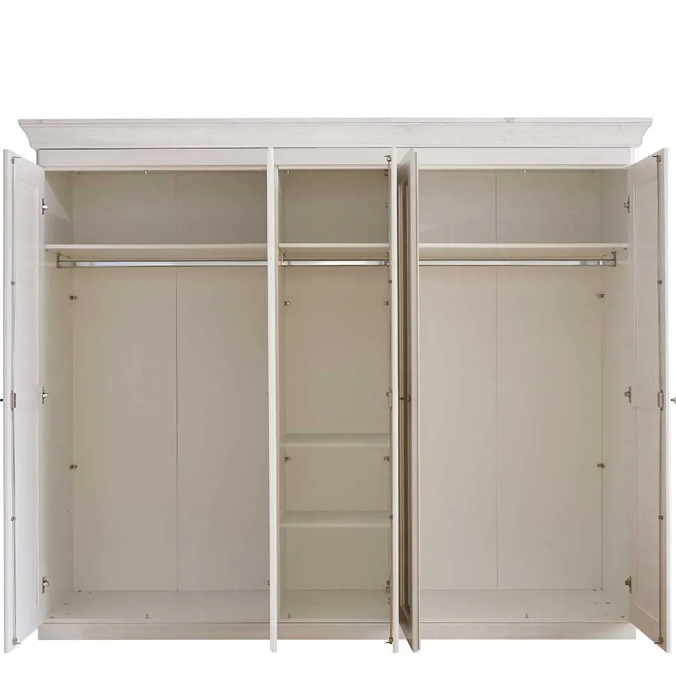 5-türiger Kleiderschrank im Modern Country Style - Kazanova