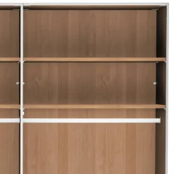 5-türiger Kleiderschrank in Erle teilmassiv - Dilacco