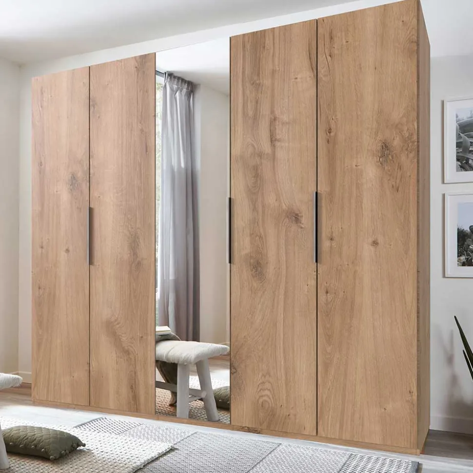 5-türiger Kleiderschrank mit einer Spiegeltür - Dagidoyo