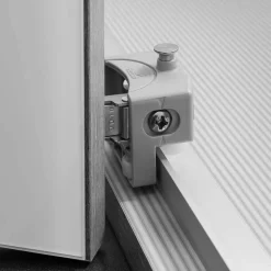 3-türiger Kleiderschrank mit Dreh- und Falttüren - Nujan