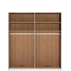4-türiger Kleiderschrank mit zwei Spiegeltüren - Murray