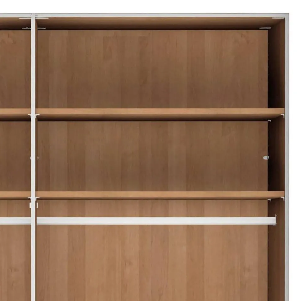 4-türiger Kleiderschrank mit zwei Spiegeltüren - Murray