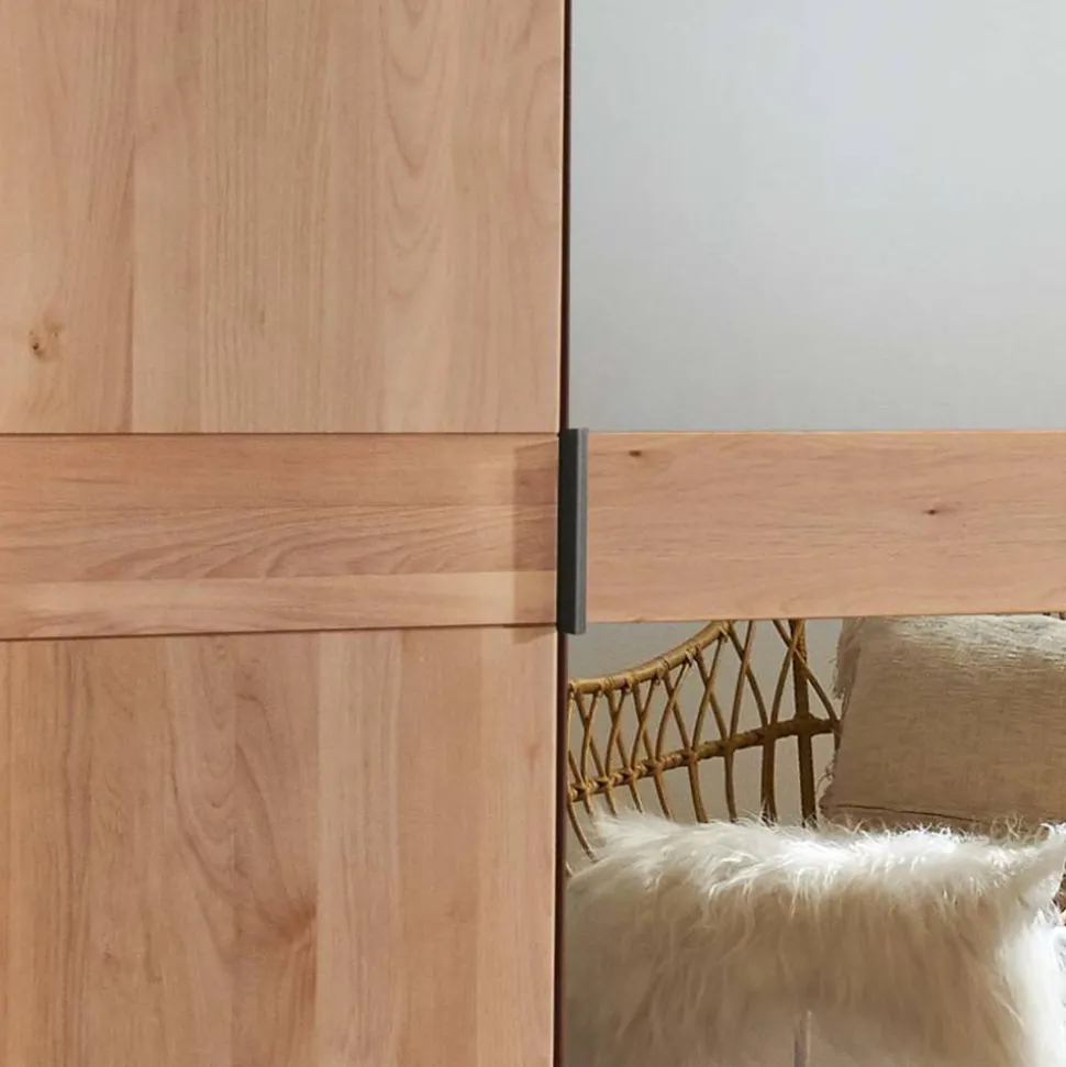 4-türiger Kleiderschrank mit zwei Spiegeltüren - Murray