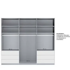 3-türiger Kleiderschrank mit Spiegel - Altagracia