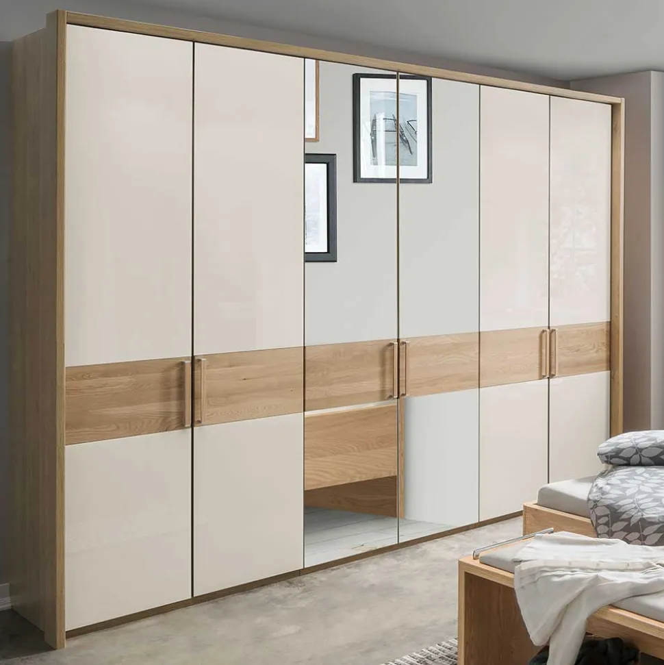 6-türiger Kleiderschrank mit 3 Meter Länge - Emdsiva