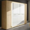 5-türiger Kleiderschrank 252x220x60 cm - Anieva