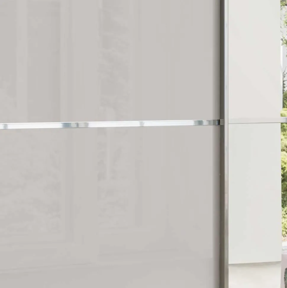 2-türiger Schiebetürenschrank mit 1 Spiegeltür - Cosima