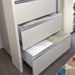 3-türiger Schiebetüren-Schrank in Champagner - Rina