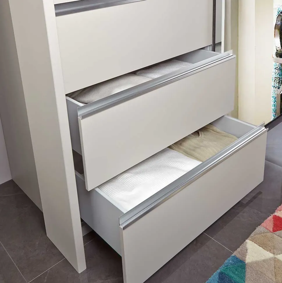 3-türiger Schiebetüren-Schrank in Champagner - Rina