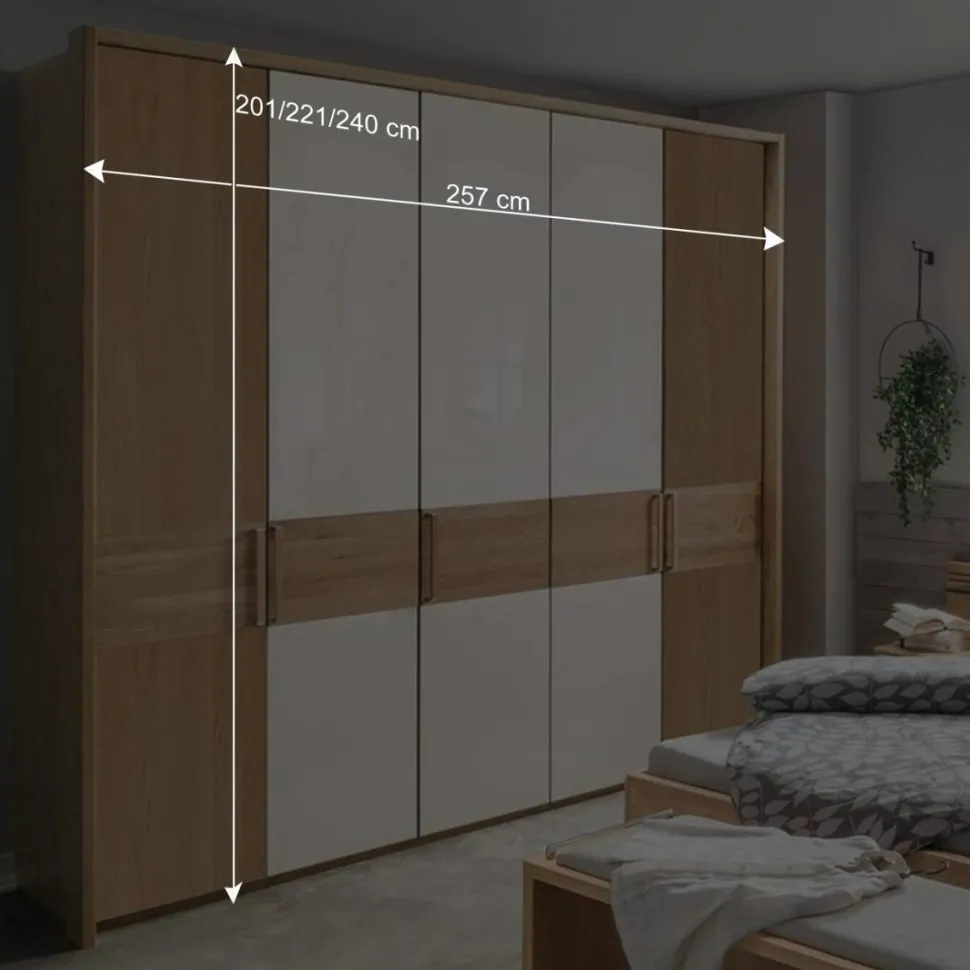 5-türiger Schlafzimmer Schrank mit fünf Türen - Emdsiva IV