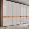7-türiger Schlafzimmer-Kleiderschrank teilmassiv - Dilacco