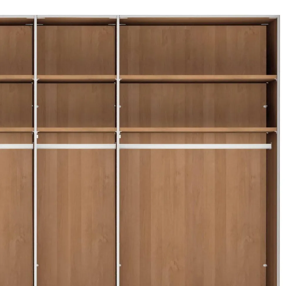 7-türiger Schlafzimmer-Kleiderschrank teilmassiv - Dilacco