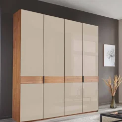 4-türiger Schlafzimmerschrank in Champagner - Angelina