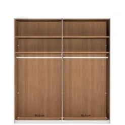4-türiger Schlafzimmerschrank in Champagner - Angelina
