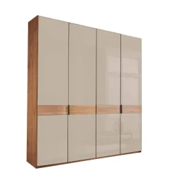4-türiger Schlafzimmerschrank in Champagner - Angelina