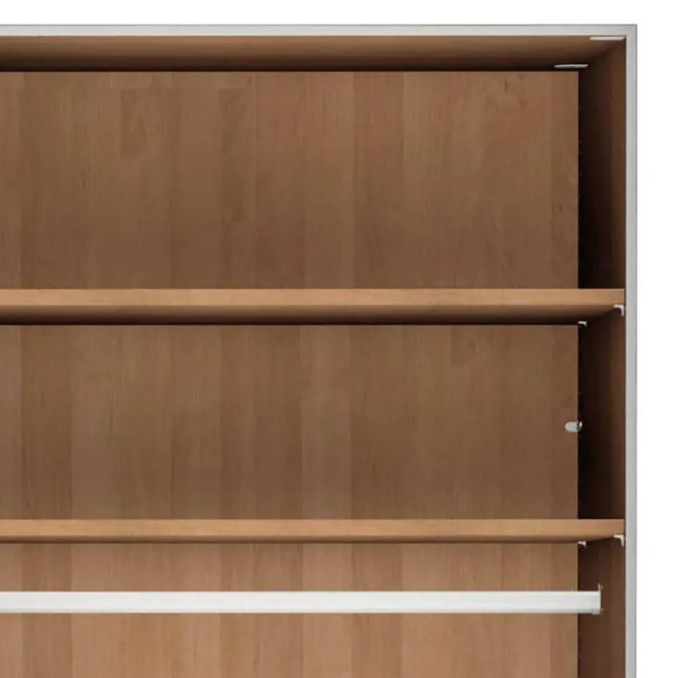 4-türiger Schlafzimmerschrank in Champagner - Angelina