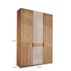 3-türiger Schlafzimmerschrank modern - Angelina