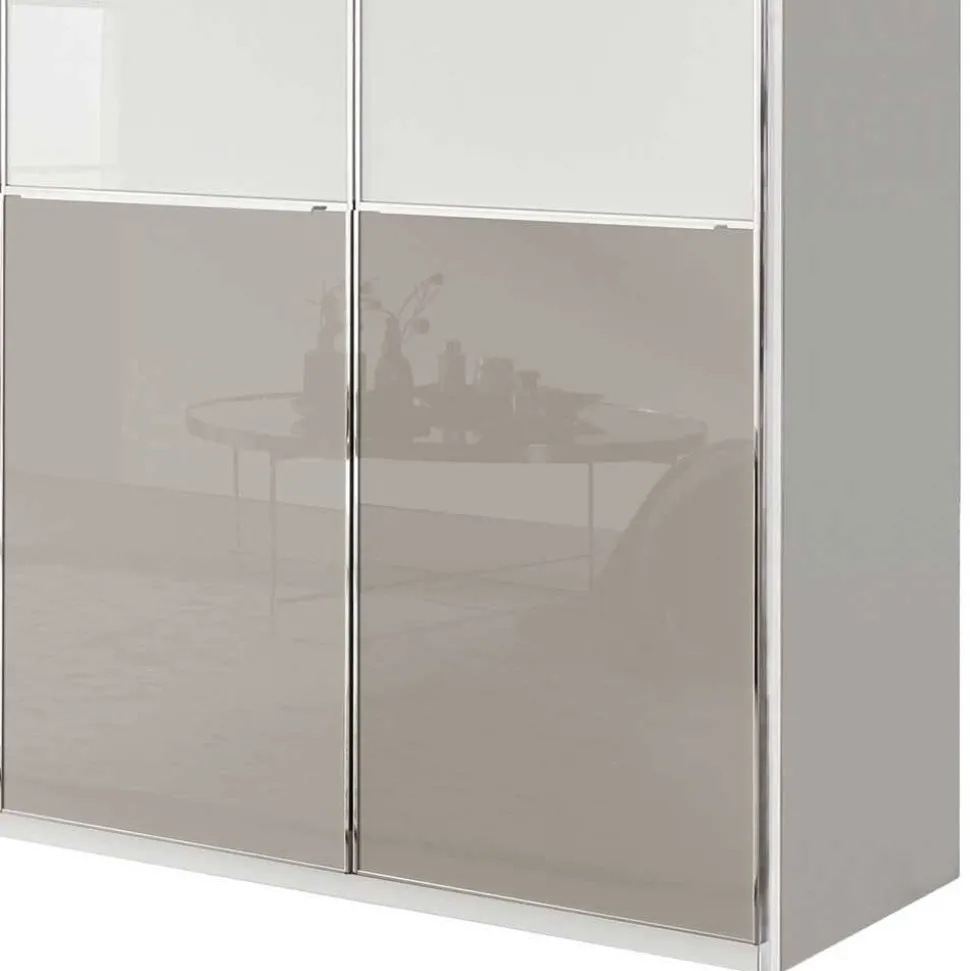 5-türiger Schlafzimmer-Schrank 247 cm breit - Pascan