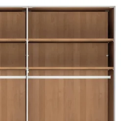 6-türiger Schlafzimmerschrank mit Glas - Hung