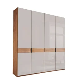 4-türiger Schlafzimmer-Schrank teilmassiv - Dilacco
