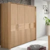 4-türiger Schrank fürs Schlafzimmer in Eichefarben - Emdsiva