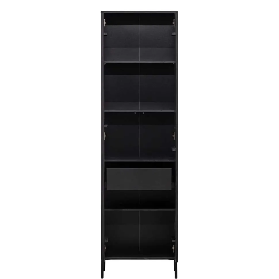 2-türiger Schrank in Schwarz - Gelvins