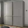 2-türiger Schwebetürenschrank mit Metallgriffen - Ridonna