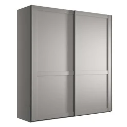 2-türiger Schwebetürenschrank mit Metallgriffen - Ridonna