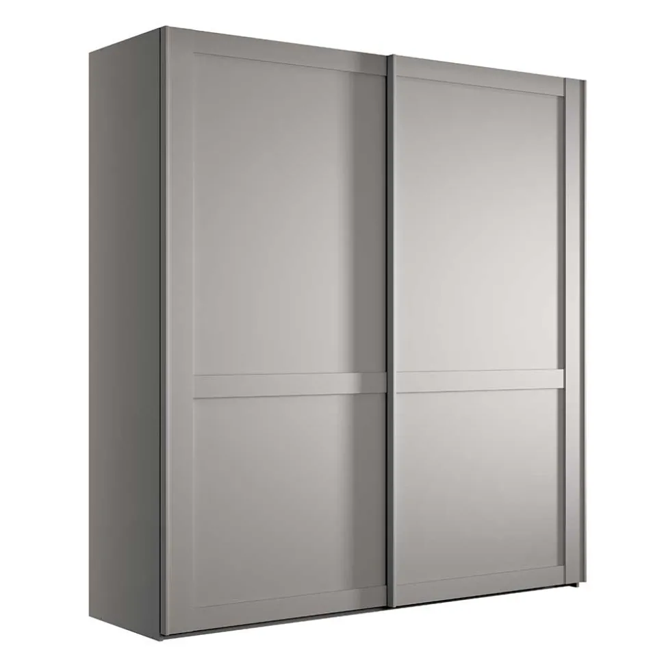 2-türiger Schwebetürenschrank mit Metallgriffen - Ridonna