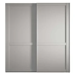 2-türiger Schwebetürenschrank mit Metallgriffen - Ridonna