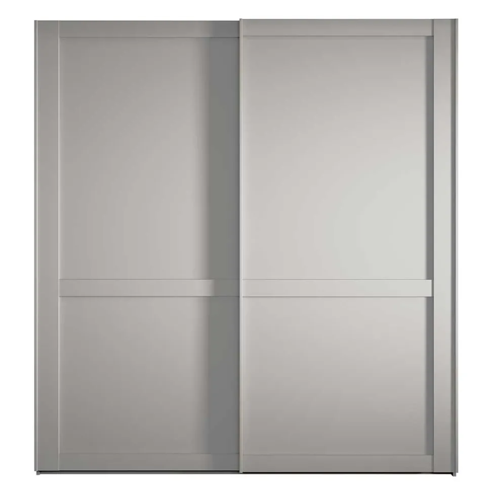 2-türiger Schwebetürenschrank mit Metallgriffen - Ridonna