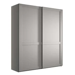 2-türiger Schwebetürenschrank mit Metallgriffen - Ridonna