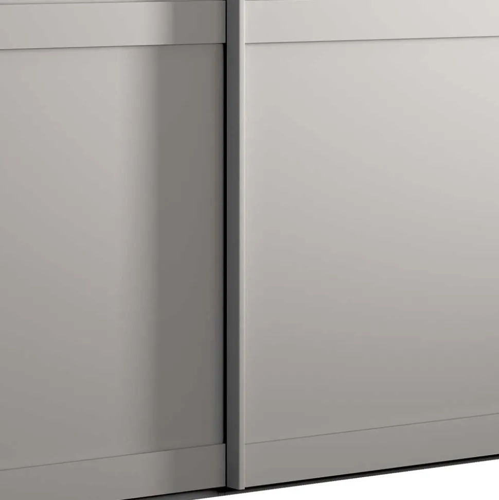 2-türiger Schwebetürenschrank mit Metallgriffen - Ridonna