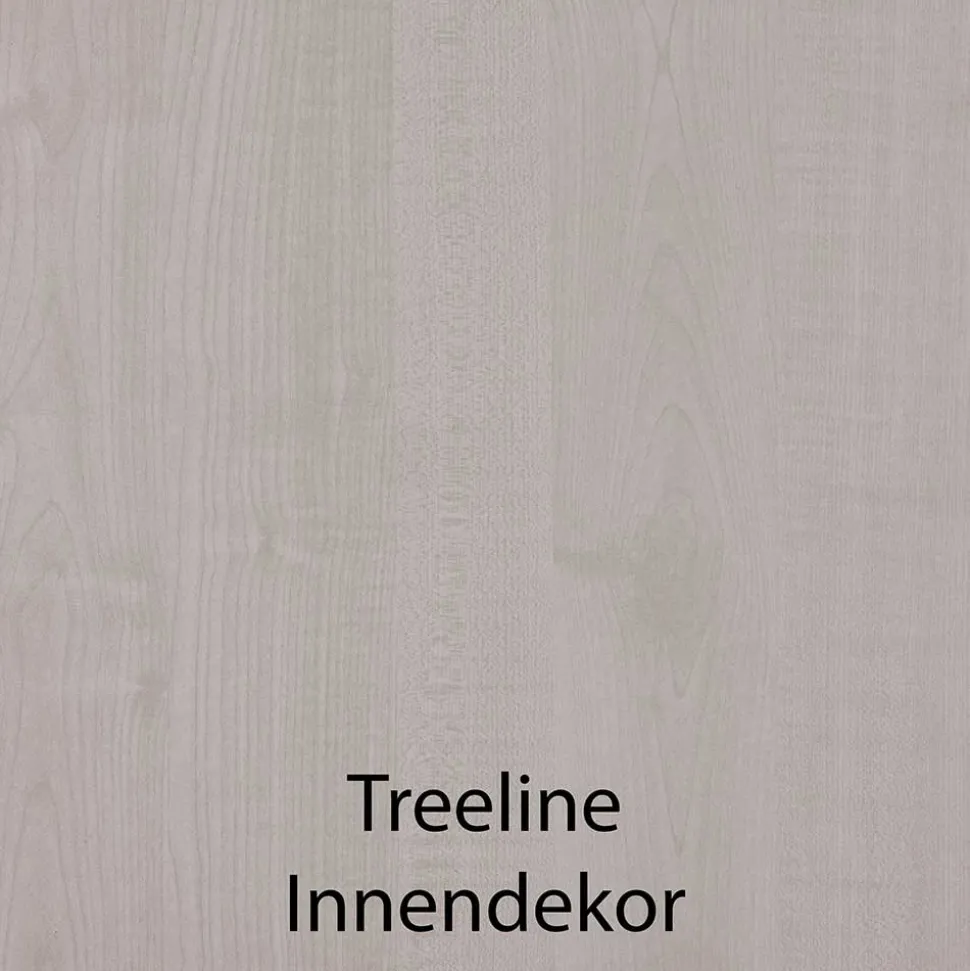 2-türiger Schwebetürenschrank mit Metallgriffen - Ridonna