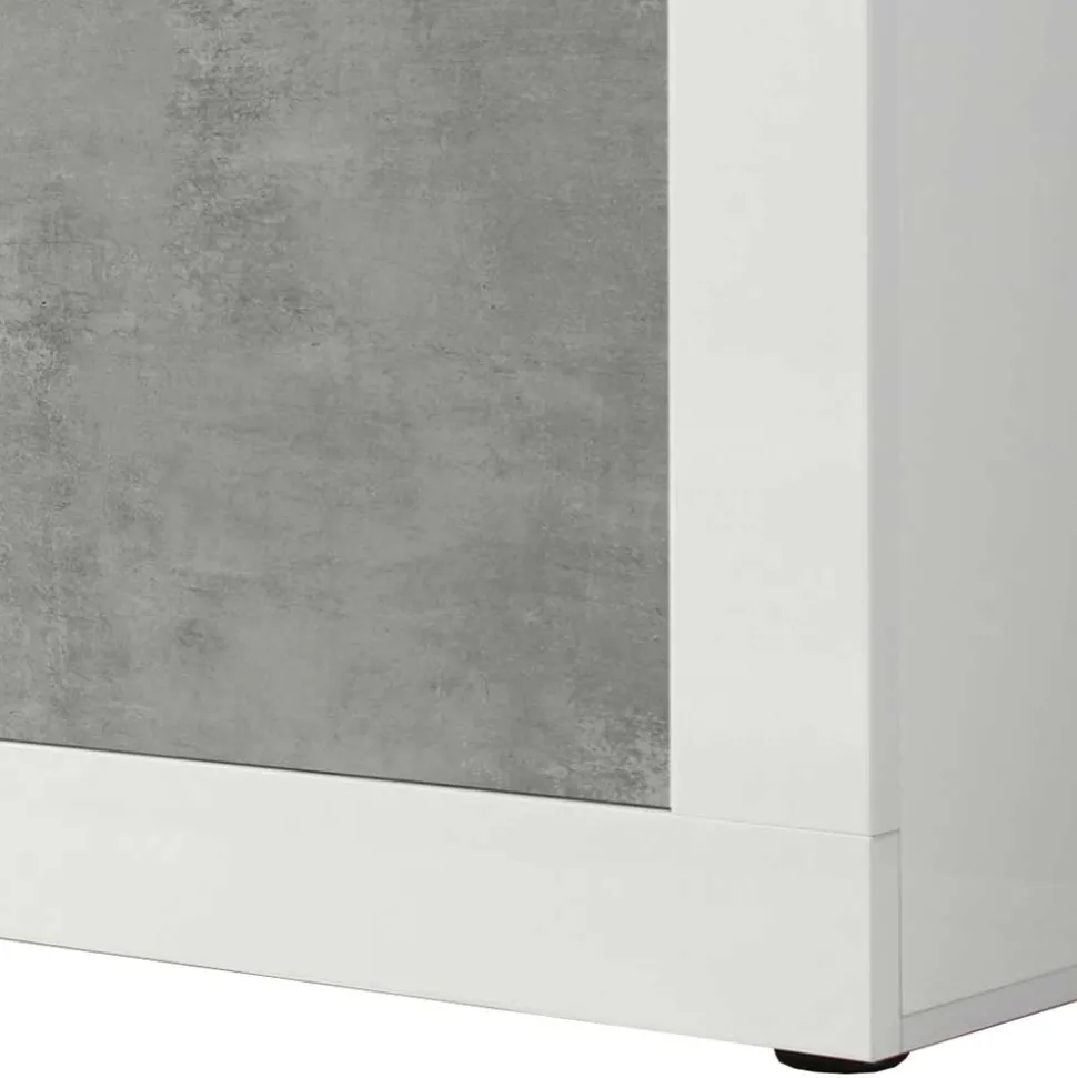 3-türiges Design-Sideboard in Beton Dekor - Narandu