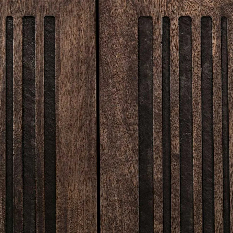 3-türiges Holz Sideboard mit Bügelgestell - Lyrica
