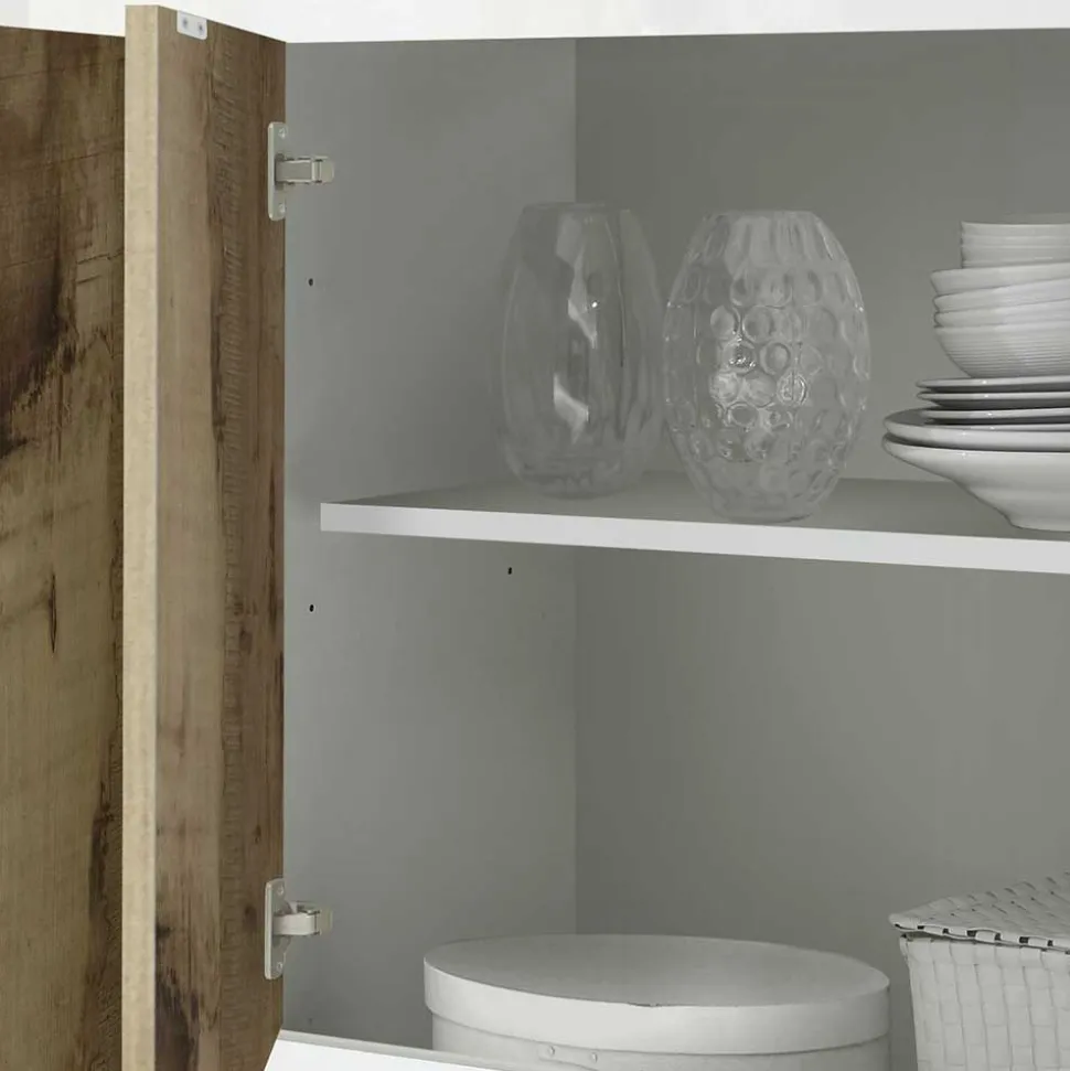 4-türiges Sideboard 207 cm breit - Olvenion
