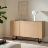 3-türiges Sideboard in Eiche Stone - Jaskin