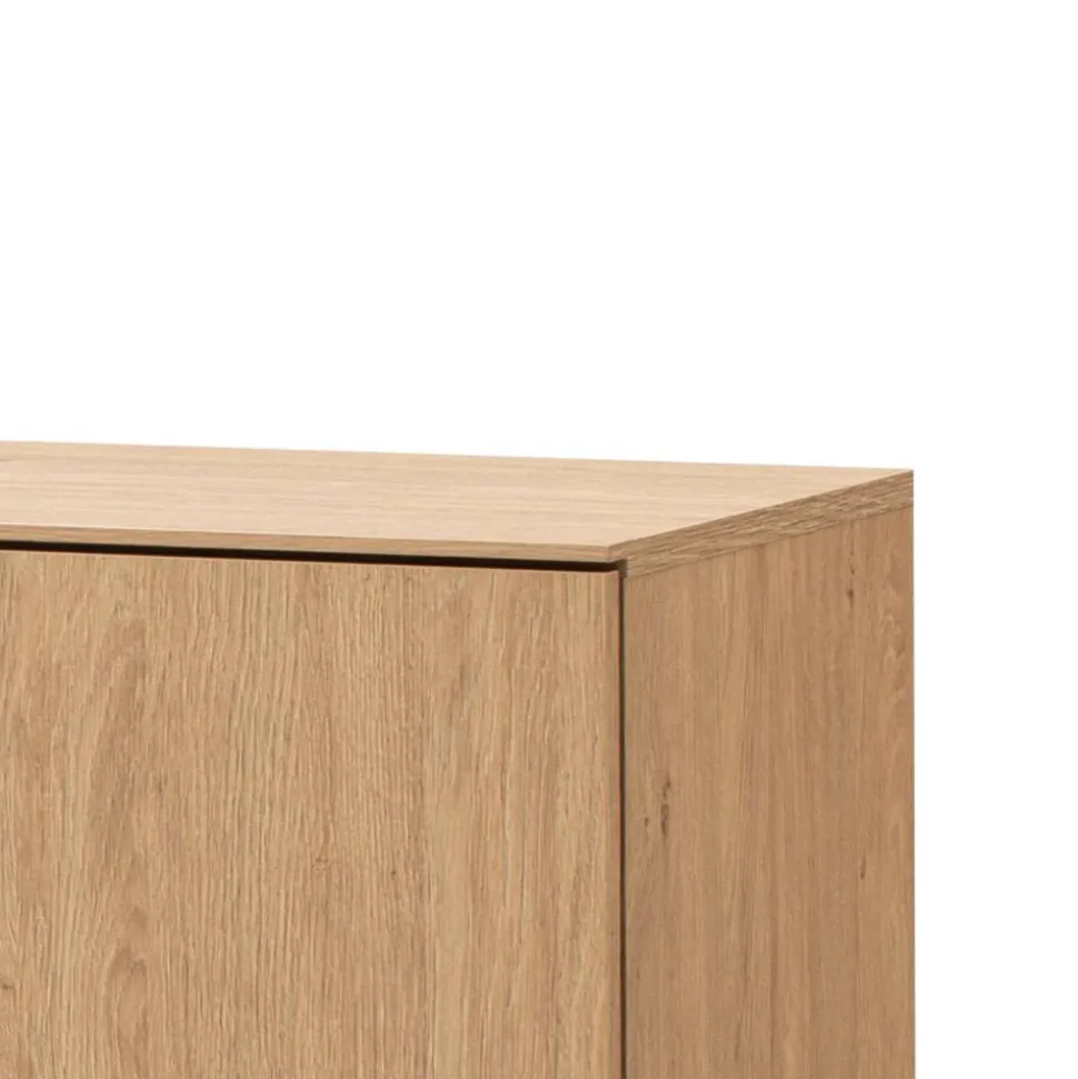 4-türiges Sideboard in Eiche Stone - Jaskin