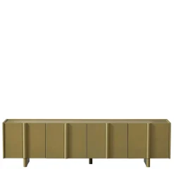 4-türiges TV Lowboard in Khaki - Biledda