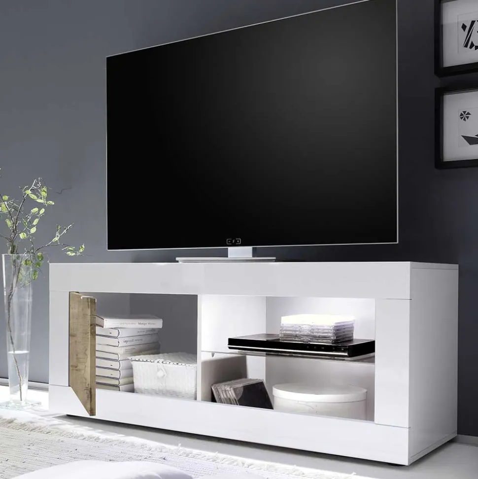 TV Anbauwand Kombination modern - Olvenion (dreiteilig)