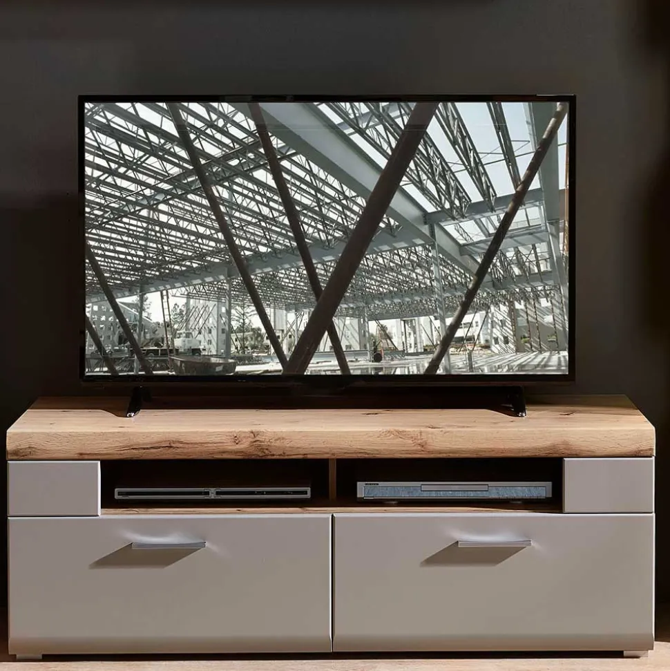 TV Anbauwand Möbel mit LED Licht - Fraguca (fünfteilig)