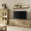 TV Anbauwand Möbelset modern - Jevedaz (dreiteilig)