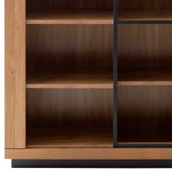 TV Anbauwand teilmassiv Set - Vlacoma (vierteilig)