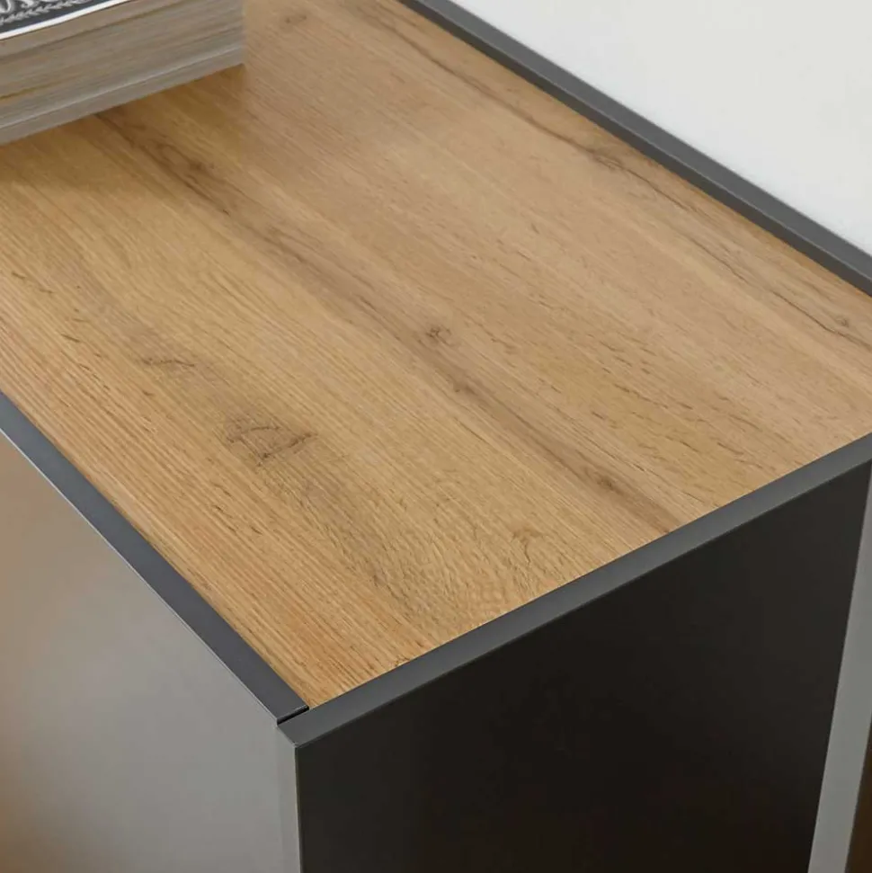 TV Board & Wandpaneel Set - Ahilav (zweiteilig)