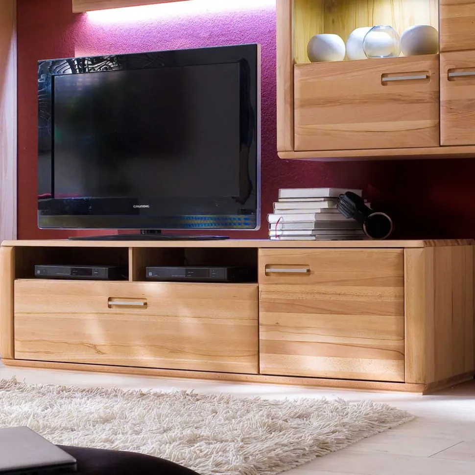 TV Board Athias aus Kernbuche teilmassiv